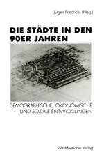 Stadte in den 90er Jahren af Jurgen Friedrichs