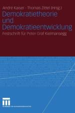 Demokratietheorie und Demokratieentwicklung