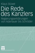 Die Rede Des Kanzlers af Klaus Stüwe