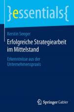 Erfolgreiche Strategiearbeit Im Mittelstand af Kerstin Seeger