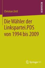 Wahler Der Linkspartei.Pds Von 1994 Bis 2009 af Christian Zettl