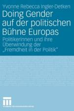 Doing Gender Auf Der Politischen Buhne Europas af Yvonne Rebecca Ingler-Detken