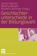 Geschlechterunterschiede in Der Bildungswahl