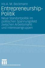 Entrepreneurship-Politik af Iris A M Beckmann