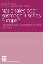 Nationales Oder Kosmopolitisches Europa?