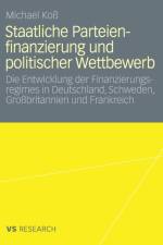 Staatliche Parteienfinanzierung Und Politischer Wettbewerb af Michael Koss