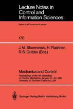 Mechanics and Control af R.S. Guttalu