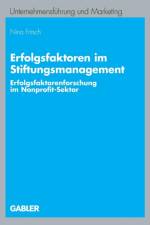 Erfolgsfaktoren Im Stiftungsmanagement af Nina Fritsch
