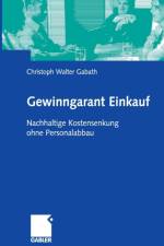 Gewinngarant Einkauf af Christoph Walter Gabath
