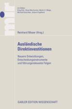 Auslandische Direktinvestitionen: