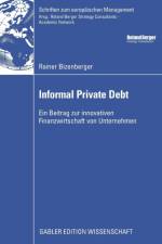 Informal Private Debt af Rainer Bizenberger