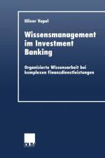 Wissensmanagement Im Investment Banking