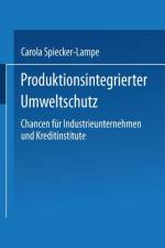 Produktionsintegrierter Umweltschutz af Carola Spiecker-Lampe