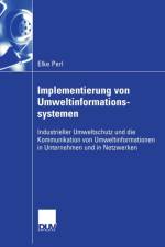 Implementierung Von Umweltinformationssystemen af Elke Perl
