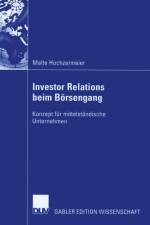 Investor Relations Beim Boersengang af Malte Huchzermeier