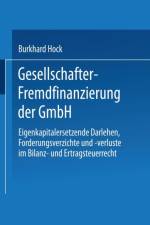 Gesellschafter-Fremdfinanzierung Der Gmbh