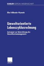 Umweltorientierte Lebenszyklusrechnung af Ellen Fassbender-Wynands