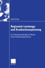 Regionale Leistungs- Und Krankenhausplanung af Axel Focke