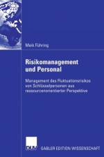 Risikomanagement Und Personal af Meik Führing