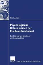 Psychologische Determinanten Der Kundenzufriedenheit af Rita Faullant