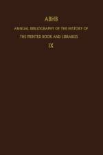 Annual Bibliography of the History of the Printed Book and Libraries