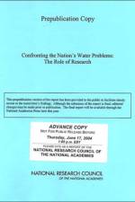 Confronting the Nation's Water Problems af National Research Council