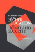 Frameworks for Higher Education in Homeland Security af Committee on Educational Paradigms for Homeland Security