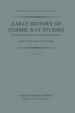 Early History of Cosmic Ray Studies