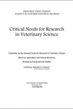 Critical Needs for Research in Veterinary Science af National Research Council