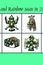Knifewing & Rainbow Man in Zuni Jewelry af Toshio Sei