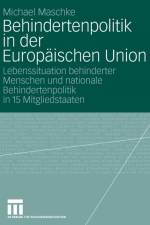 Behindertenpolitik in Der Europaischen Union af Michael Maschke