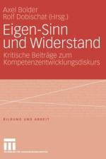 Eigen-Sinn Und Widerstand