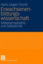 Erwachsenenbildungswissenschaft af Hans Jurgen Finckh