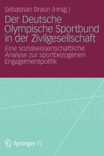 Der Deutsche Olympische Sportbund in Der Zivilgesellschaft
