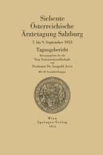 Siebente OEsterreichische AErztetagung Salzburg