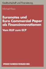 Euronotes Und Euro Commercial Paper ALS Finanzinnovationen af Michael Klaus