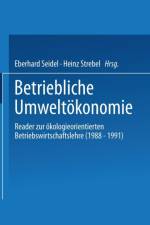 Betriebliche Umweltoekonomie