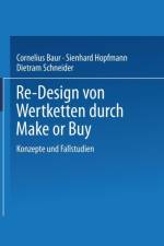 Re-Design Von Wertkette Durch Make or Buy af Cornelius Baur