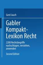 Gabler Kompakt Lexikon Recht