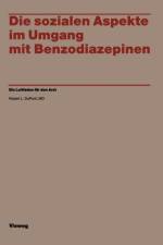 Die Sozialen Aspekte Im Umgang Mit Benzodiazepinen af Robert L Du Pont