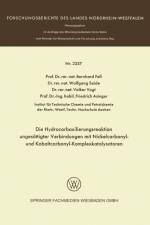 Die Hydrocarboxilierungsreaktion Ungesattigter Verbindungen Mit Nickelcarbonyl- Und Kobaltcarbonyl-Komplexkatalysatoren