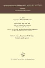 Entwurf Und Aufbau Eines Prufplatzes Fur Leiterplattengerate af Hans Joerg Tafel