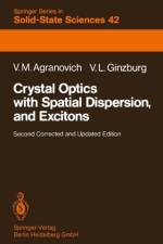 Crystal Optics with Spatial Dispersion, and Excitons af Vladimir M. Agranovich