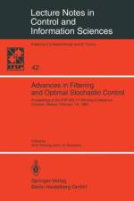 Advances in Filtering and Optimal Stochastic Control