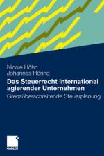 Das Steuerrecht international agierender Unternehmen af Nicole Hohn