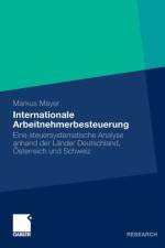Internationale Arbeitnehmerbesteuerung af Markus Mayer