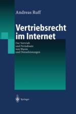 Vertriebsrecht Im Internet af Andreas Ruff