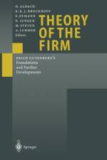 Theory of the Firm af H. Albach