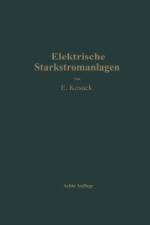 Elektrische Starkstromanlagen af Emil Kosack