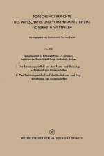 I. Der Stroemungseinfluss Auf Den Form- Und Reibungswiderstand Von Binnenschiffen / II. Der Stroemungseinfluss Auf Die Nachstrom- Und Sogverhaltnisse Bei Binnenschiffen af Werner Graff
